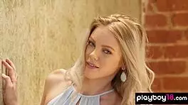 Blonde Ora Young 18+ Shows Perfect Naked Body