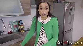 Busty Brunette Latina Stepsister Lets Stepbrother Inside Her - Adriana Maya