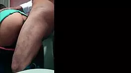 They Pound a Stunning Girl in Bathroom Chaos