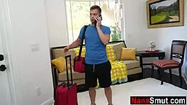 Having sex with boyfriend and girlfriend with stepmom and stepgrandma