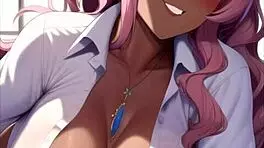 A mix of nude college girls with large and juicy mounds