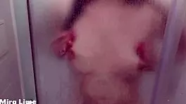 Cute Shaved Latina Teen Bent Over In Doggystyle For Cum On Ass