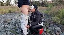 Adoro quando ele me leva para me comer o cu fora safado