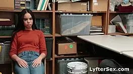 Shoplifting Teen Offered Cock For Freedom In Cowgirl And Doggystyle