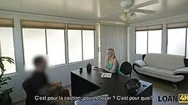 Loan4K Go-Go Dancer Blows and Fingers at Work