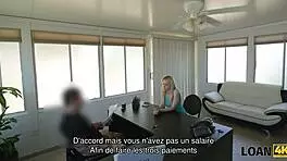 Loan4K Go-Go Dancer Blows and Fingers at Work