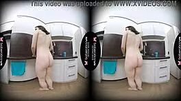 Maya Stone loves her solo fingerplay in VR, feeling so erotic! 😘