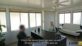 Loan4K Go-Go Dancer Blows and Fingers at Work