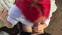 Public Blowjob on Beach, Cum in Mouth Feels Wild