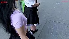 嘿，想加入我们2个辣妹的狂野回家后乐子吗？