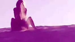 petite talia mint masturbates beautifully on a public beach with cute vibes