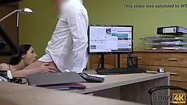 Young czech teen passes casting interview and secures credit