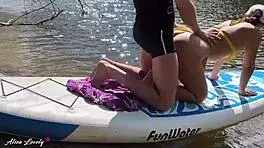 What a beautiful sunny day for fucking my stepsister during a river walk on the outdoor beach.