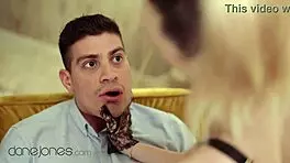 i gave dane jones a footjob then fucked isabella de laa hard in leather and lace