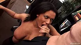 Alicia Rhodes and Blonde Babe in Hot 3some Sucking and Deepthroating a Monster Cock in Full HD 1080p Trailer