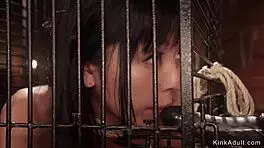 Petite Asian Slave Banged with Anal Strap-On