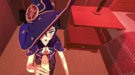 Pov Fucking Mona In Piledriver Position For Facial Cumshot Genshin Impact Hentai