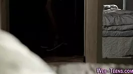 watch these cute teens scissoring passionately