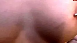 she gives cunnilingus to wet pussy with dildo