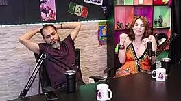 reh queen and tifany rocha in sheer lingerie swing