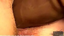 Hot Iowa Girl Masturbates With Big Thick Black Dildo Then Does Naked Snow Angel