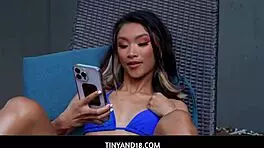 Sexy Petite Asian Teen Xoey Li Gets Fucked By James Angel