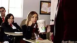 Slutty Stepsister Cockriding With Passion