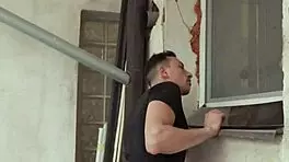 Gorgeous Ass in Red Dress Fucked Raw Doggystyle by Husband