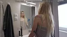 Gorgeous Ass in Red Dress Fucked Raw Doggystyle by Husband