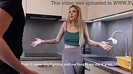 Gorgeous Ass in Red Dress Fucked Raw Doggystyle by Husband