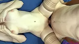 Rough fucking my hot teen girlfriend in stockings 😈💦