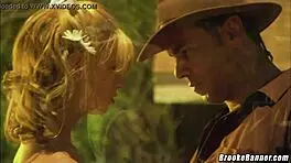 brooke banner feels her stepdad shoot load on her belly