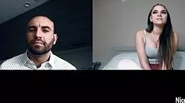 i couldn't resist touching my big tits while masturbating