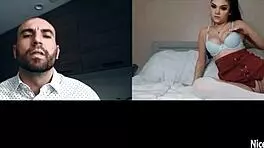 i couldn't resist touching my big tits while masturbating