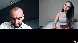 i couldn't resist touching my big tits while masturbating