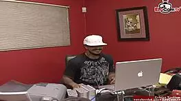 blonde lesbian girls fuck with a strapon dildo