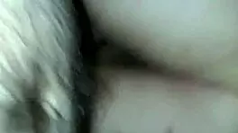 A friend gives back shots to his ebony girlfriend, cumming in her tight pussy.