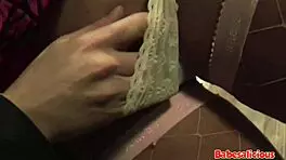 big boobed latina babe in fishnets gets fucked by step-dad