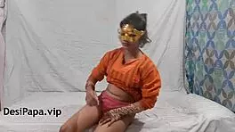 i fucked that cute young indian college girl's pussy with dirty hindi audio, desi chudai