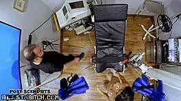 jasmine gets her bush blasted by the doctor in tampa