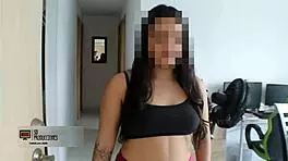 I'm so hot, I seduce the technician to fuck me and cum on my face!