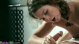 gorgeous cutie in stockings gets plowed hard by amateur lover, wow! 😍