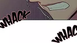 In this hentai episode, a student seduces his ebony maid with interracial passion.