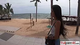 Young Thai Girl Rides Monster Cock