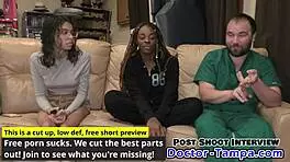 Teen brunette giggles as her feet get wet at the beach on beat2feetcom.