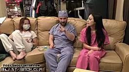 Descriptive Blast of Cum in Blaire Celeste's Pussy at Hospital