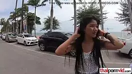 Young Thai Girl Rides Monster Cock