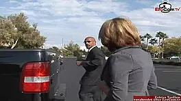 Damn! Natural Tits Blonde Screwed by BBC in Office Roleplay