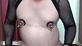 Bisexual Crossdresser Mark Wright Tries Electro T, Gets Turned On