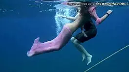 Hot Girls Bathing In Tenerife Sea!